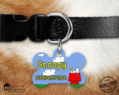 snoopy dog tag