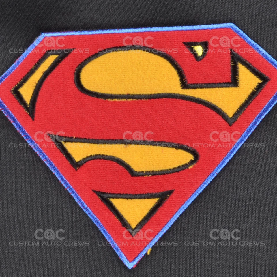 Fundas de asiento oficiales Superman para coche SUV - Juego completo delantero y trasero logotipo original Foto 2 de 3