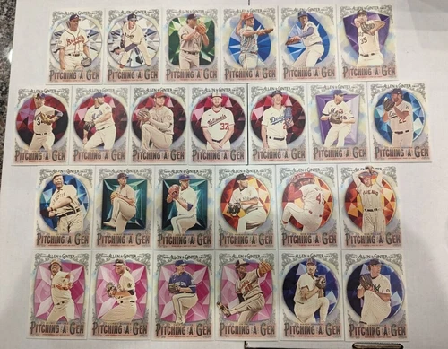 2022 Topps Allen and Ginter Pitching a Gem Complete Set (25) Ohtani Nolan Ryan
