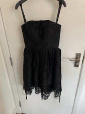 ASOS LBD, Black Lace and Tulle Vintage Style Prom Dress, Size 8, BNWOT