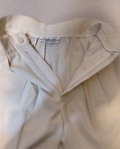 Talbots Ladies White Petite Collection Pants Pockets, Zip & Button Close Size2P - Picture 6 of 9