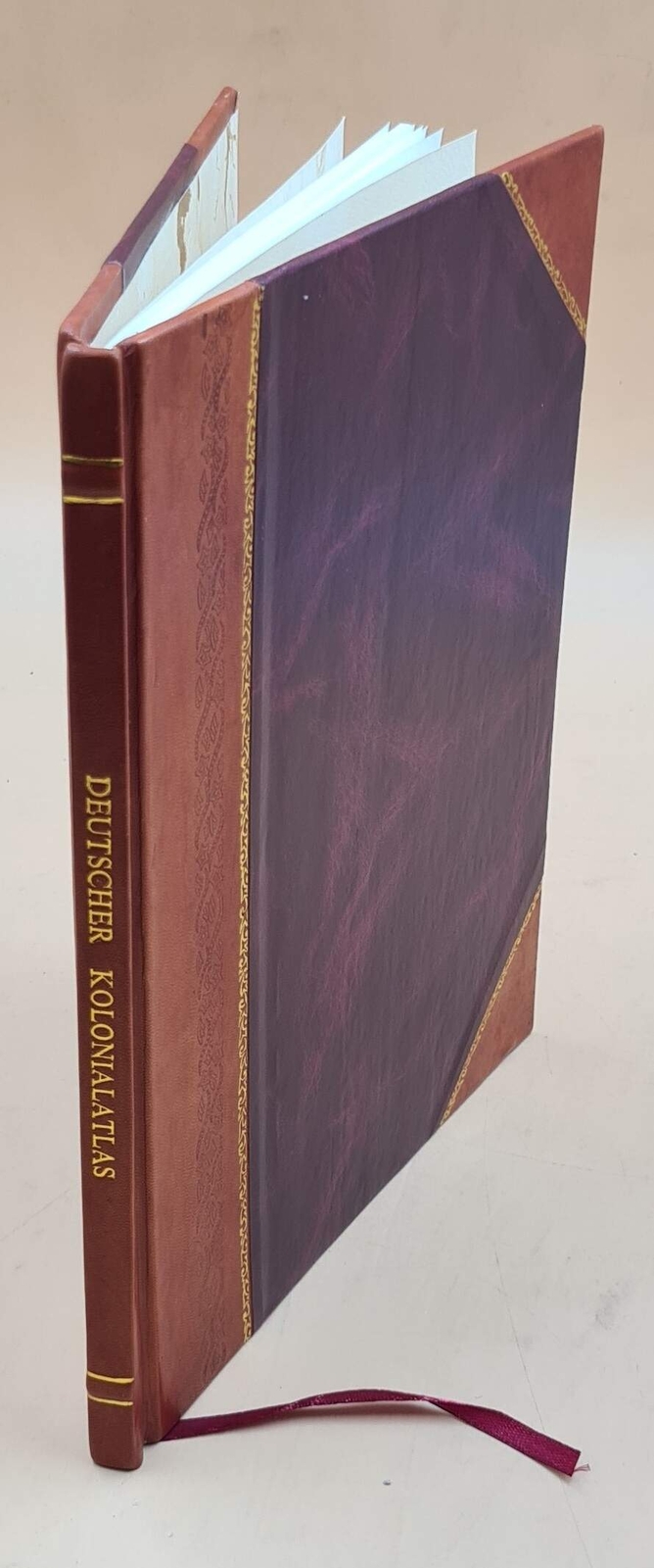 Deutscher Kolonial-Atlas. Volume 1905 1905 [Leather Bound]