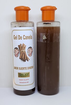 GEL BAÑO DE CANELA 10oz 100% PURO AMOR,DINERO Y SUERTE ORACION AMULETO GRATIS !