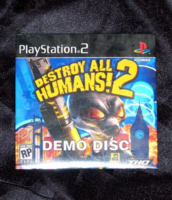 New Sealed Destroy All Humans 2 DEMO DISC Playstation 2 Not For Resale PS2 Game