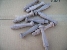 10x Hardwood, AMERICAN BLACK WALNUT shaker pegs LARGE,coat pegs, mug pegs
