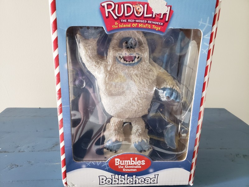 Bumble (Misspelled "Bumbles") the Abominable Snowmonster Bobblehead in Box