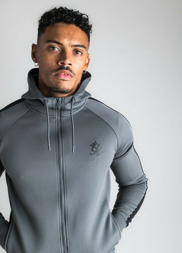 Gym King Basis Poly Tracksuit Top-Dark 