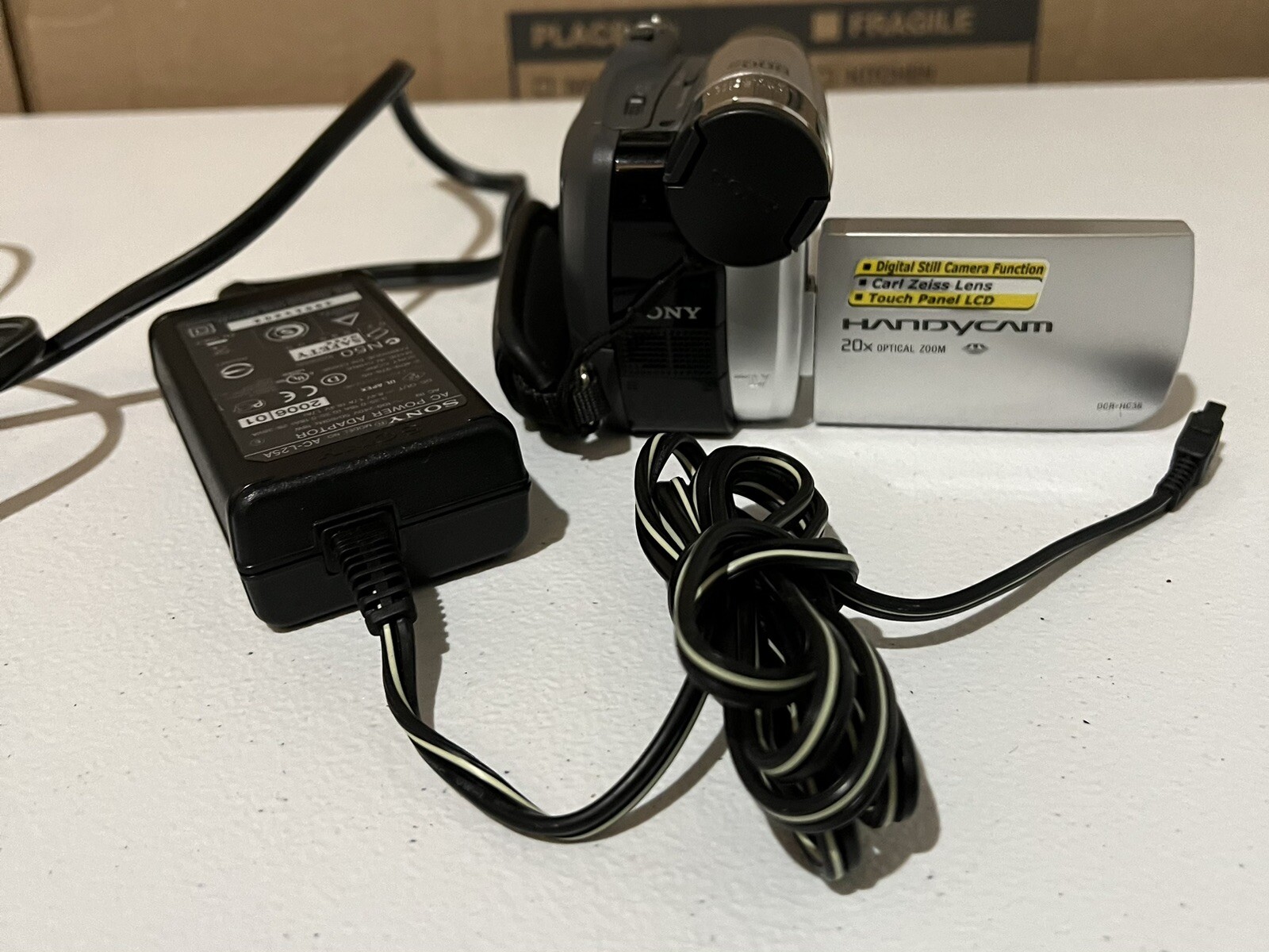 Sony Handycam DCRHC36 MiniDV Digital Camcorder w/ Charger Battery eBay
