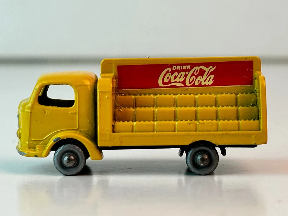 Matchbox Gray Wheel No. 37 Karrier Bantam Coca Cola Truck, Silver Plastic Wheels - Image 2 of 4