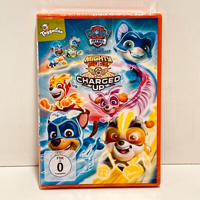DVD - Paw Patrol - Mighty Pups - Charged up - NEU
