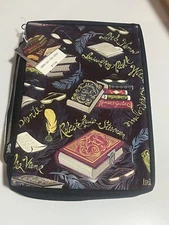 Vintage 10” X 7” Lorilynn Simms Canvas Book Lovers Cover Or Sleeve Never Used