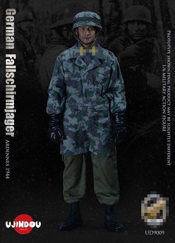 UJINDOU UD9009 German Fallschirmjager paratrooper Ardennes 1944 1/6 Figure - Picture 4 of 8