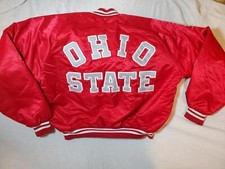 🔥🚨Vintage Chalk Line XL Ohio State Buckeyes Style Spellout Jacket EUC!