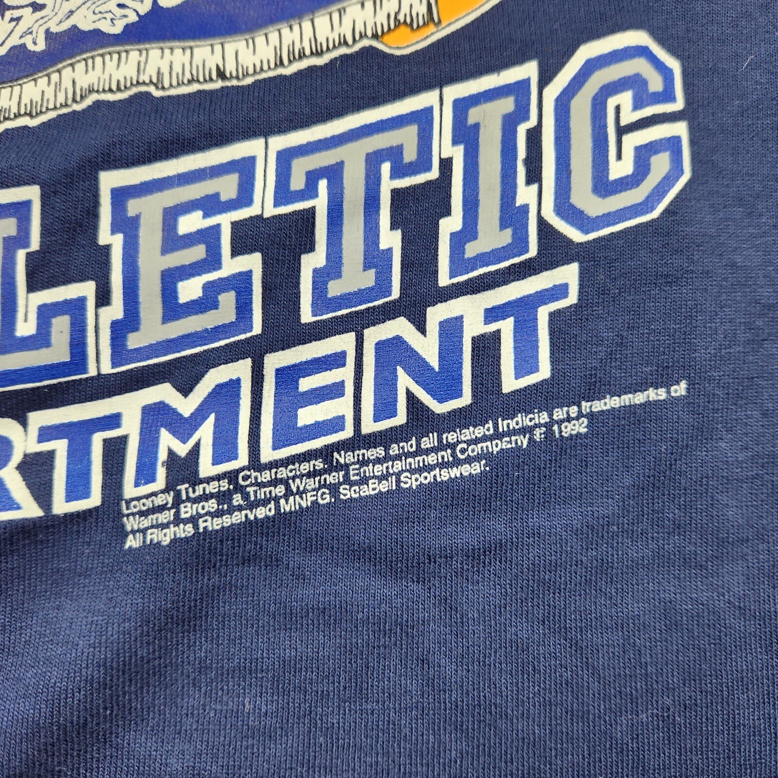 Vintage 1992 Looney Tunes Property of Athl… Gem