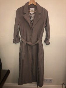 monki belted long coat