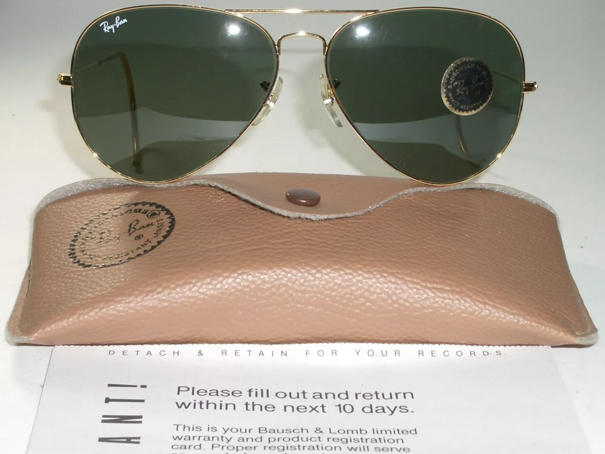 Ray ban wrap around aviators sales