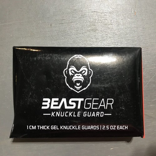Protectores de nudillos BeastGear Beast Gear 1 par de protectores de nudillos de gel de 1 cm de espesor nuevos en caja