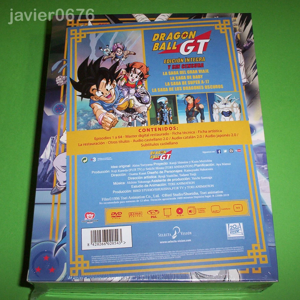 DRAGON BALL GT SERIE COMPLETA EN DVD PACK NUEVO Y PRECINTADO - Imagen 2 de 4