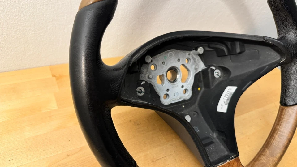 09-12 Mercedes R171 R230 SLK300 SL550 SLK350 3-спицевый руль дерево OEM - Изображение 4 из 4