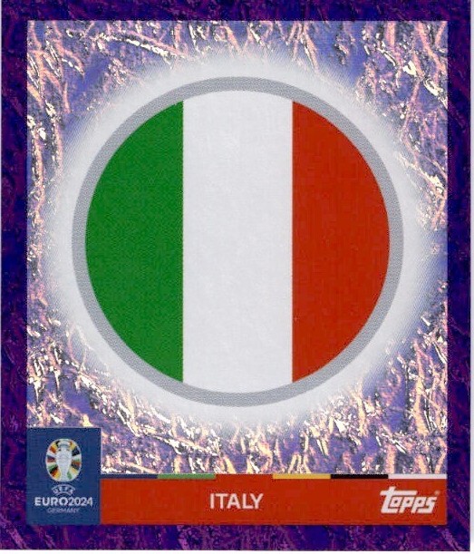 Topps UEFA EURO 2024 Sticker PURPLE / LILA PARALLEL Einzelsticker