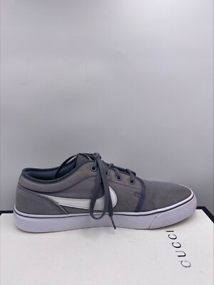 Nike Toki Low 555272-091 Grey White Skate Shoes Sneaker Lace  display picture 1