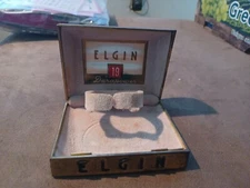 ELGIN, 50's,  Rectangle  Box MEN'S WATCH Box No watch!!