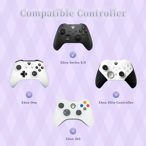 Funda y empuñaduras para el pulgar GeekShare para controlador Xbox Series X/S Recubrimiento Star Wing - Imagen 4 de 11