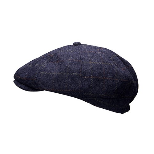 Heritage Traditions Tweed Peaky Panel Cap, Men and Womens Hats, Mens Flat Caps - Picture 21 of 61