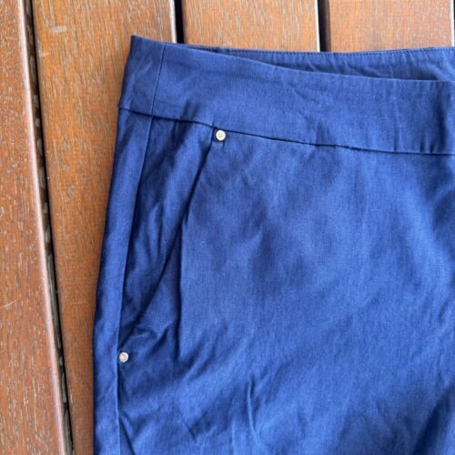 Greg Norman Size 12 Blue Golf Pants Straight Leg Womens Active Wear - Picture 4 of 7