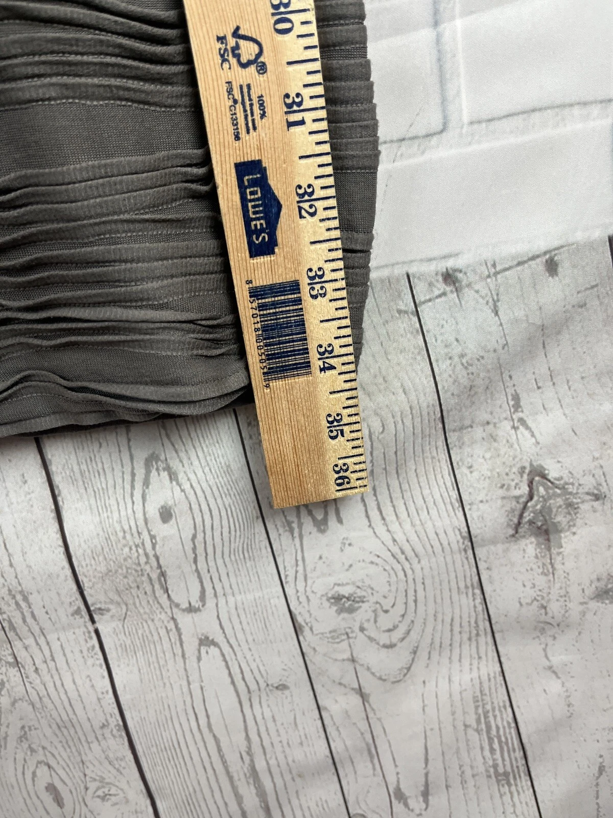 VETEMENTS H&M abito donna 4 grigio oliva volant bodycon canotta ufficio lavoro Charmed anni 90