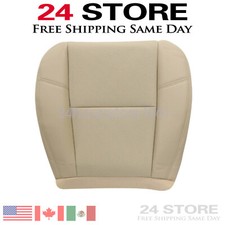 2007-2014 For Gmc Yukon Denali Driver Bottom Perforated Leather Seat Cover Tan