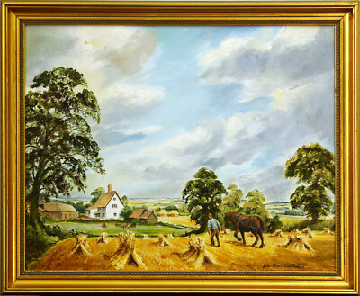 Öl an Bord von John Constable Reeve. Pferderückkehr von der Arbeit