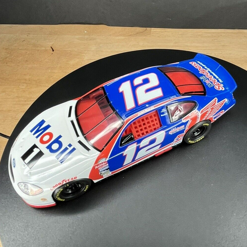 Vintage Die Cast Race Car 124 Mattel NASCAR 1999 12 Mobil 1 Jeremy