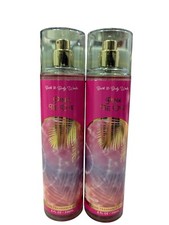 Bath  Body Works Pink Tie Dye Fine Fragrance Body Mist Spray 8 oz Set of 2