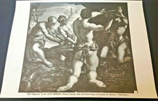 FOTO  ALINARI VENEZIA TINTORETTO  AUTENTICA ALL'ALBUMINA