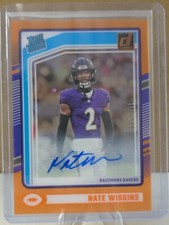 2024 Panini Clearly Donruss - Rated Rookie Nate Wiggins #89 Orange Autographs...