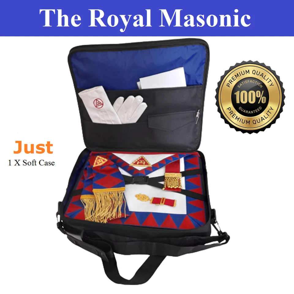 Masonic Regalia Soft Case / Apron Holder Bag MM / WM | Apron Holder Shoulder Bag - Image 2 of 4