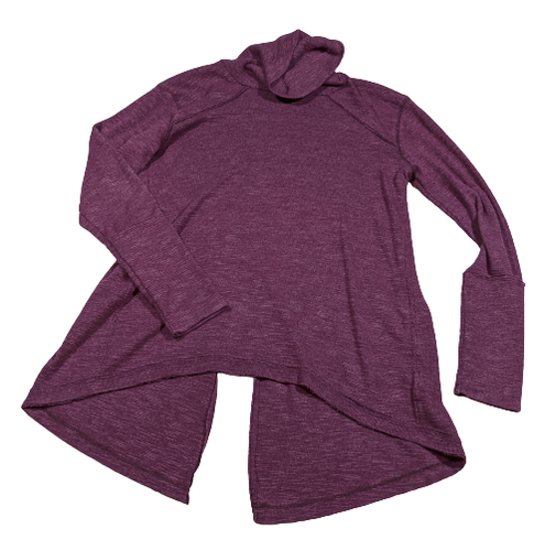 turtleneck hi-lo sweater size 