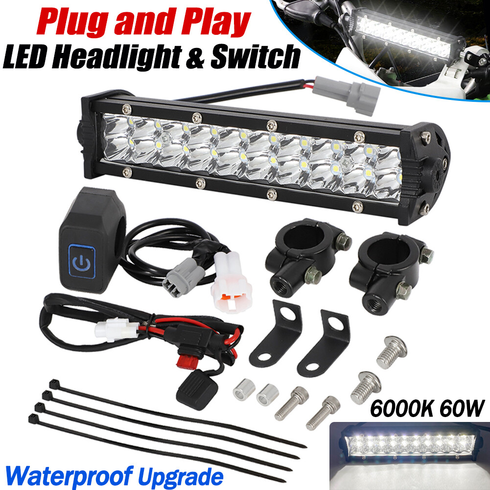 Dirt Bike Light Plug-n-Play LED Headlight Light Bar Kit For KLX110 & CRF110 Dirt Bikes – Custom KLX110 LED Light Bar - Foto 4