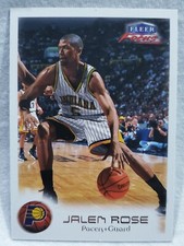 1999-00 Fleer Focus - Jalen Rose #12 Indiana Pacers