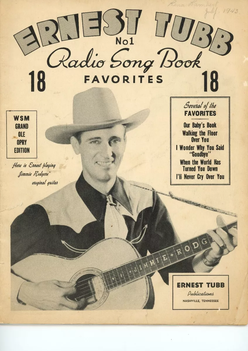 Ernest 2024 tubb songs