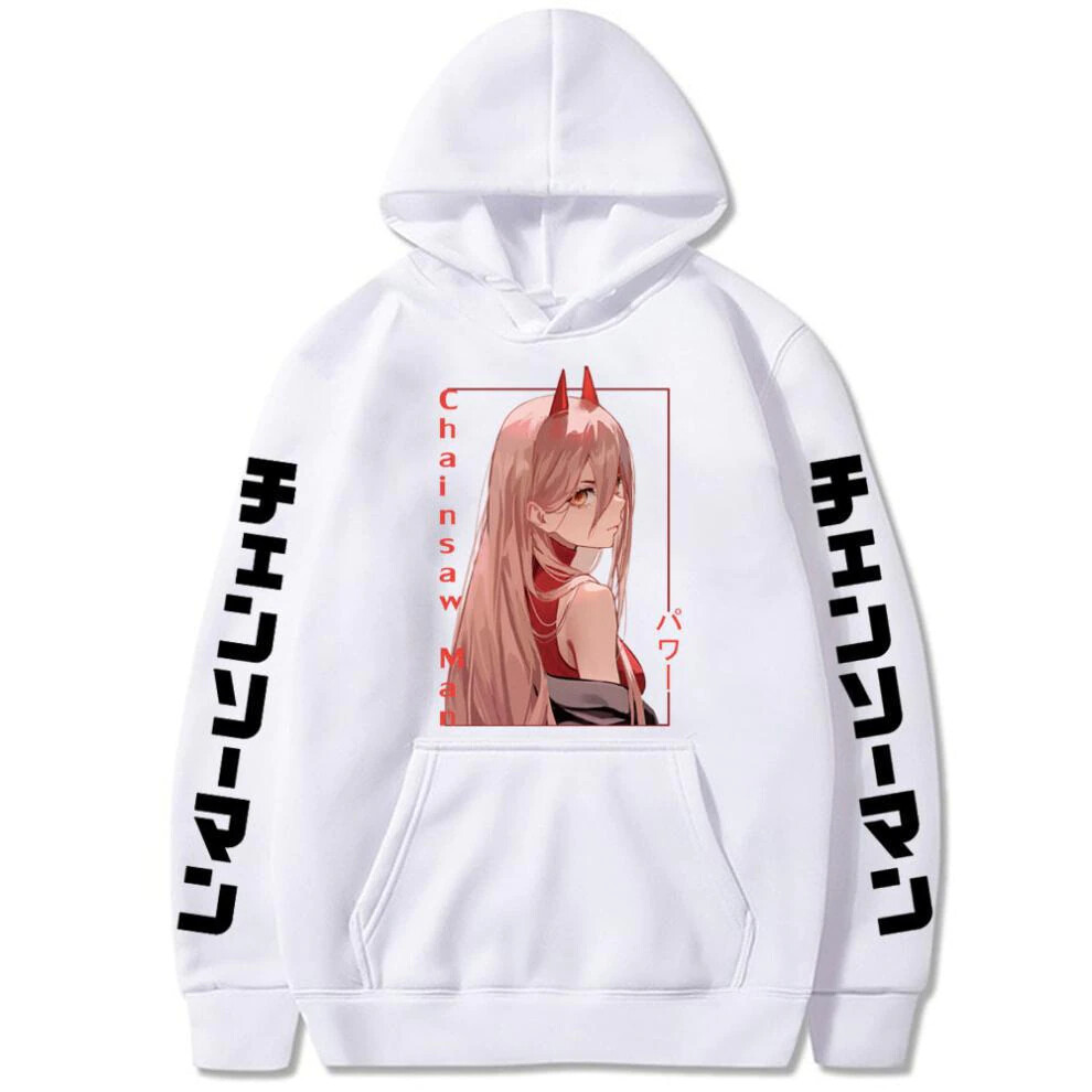 Power Chainsaw Man Unisex Hoodie Anime Men Women Pullover Power Chainsaw Man Unisex Hoodie Anime Men Women Pullover