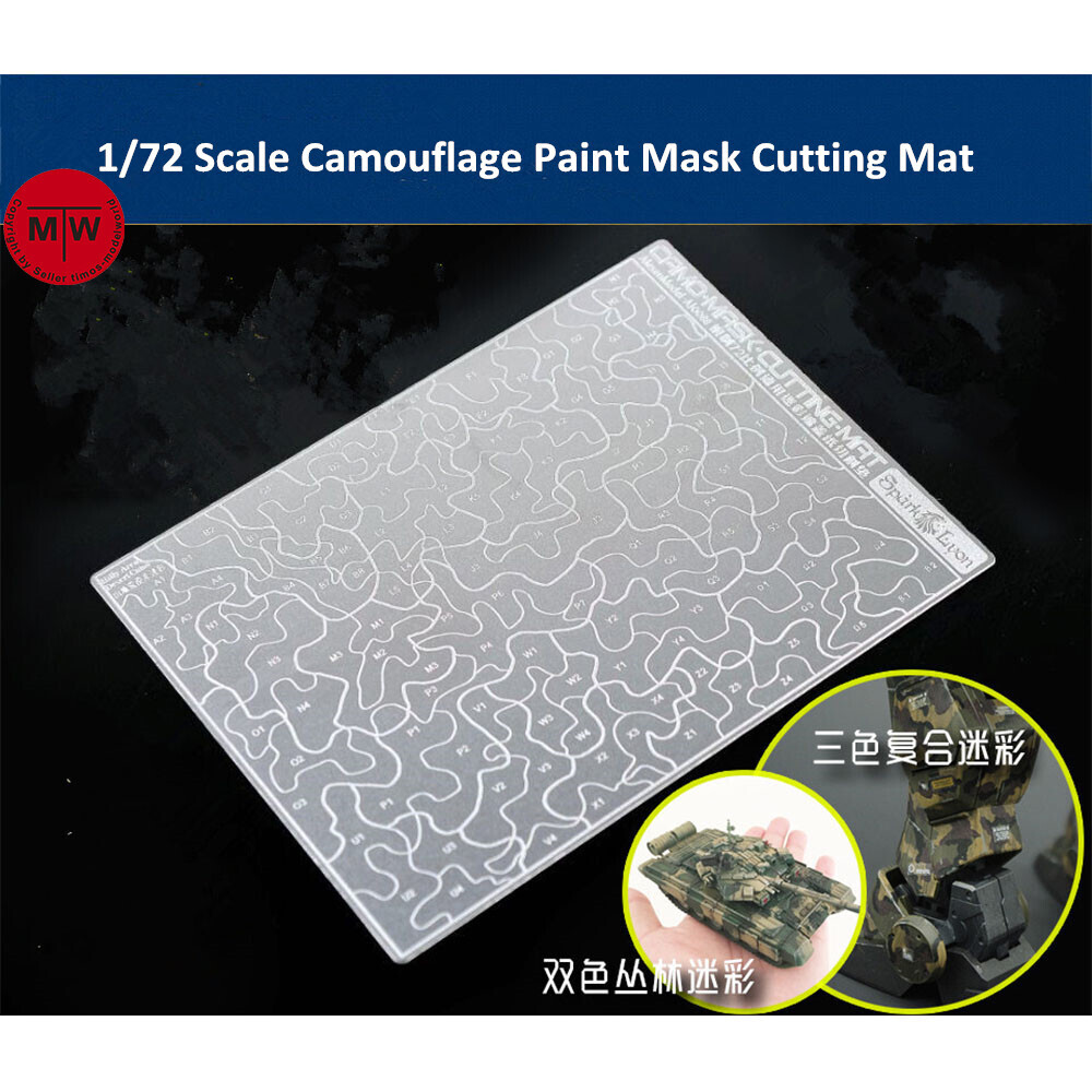 Camouflage Paint Mask Cutting Mat Model Building Tool for 1/