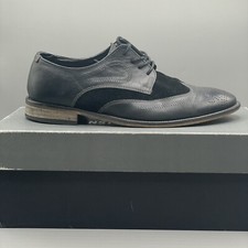 Johnston Murphy Shoes Mens Dress Oxford Black Leather Sudue Size 9 M