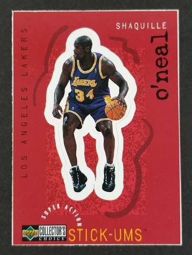 Shaquille O'Neal 1997 Upper Deck CC Stick-Ums Basketball Card #S13 (NM) - 第 1/2 張圖片