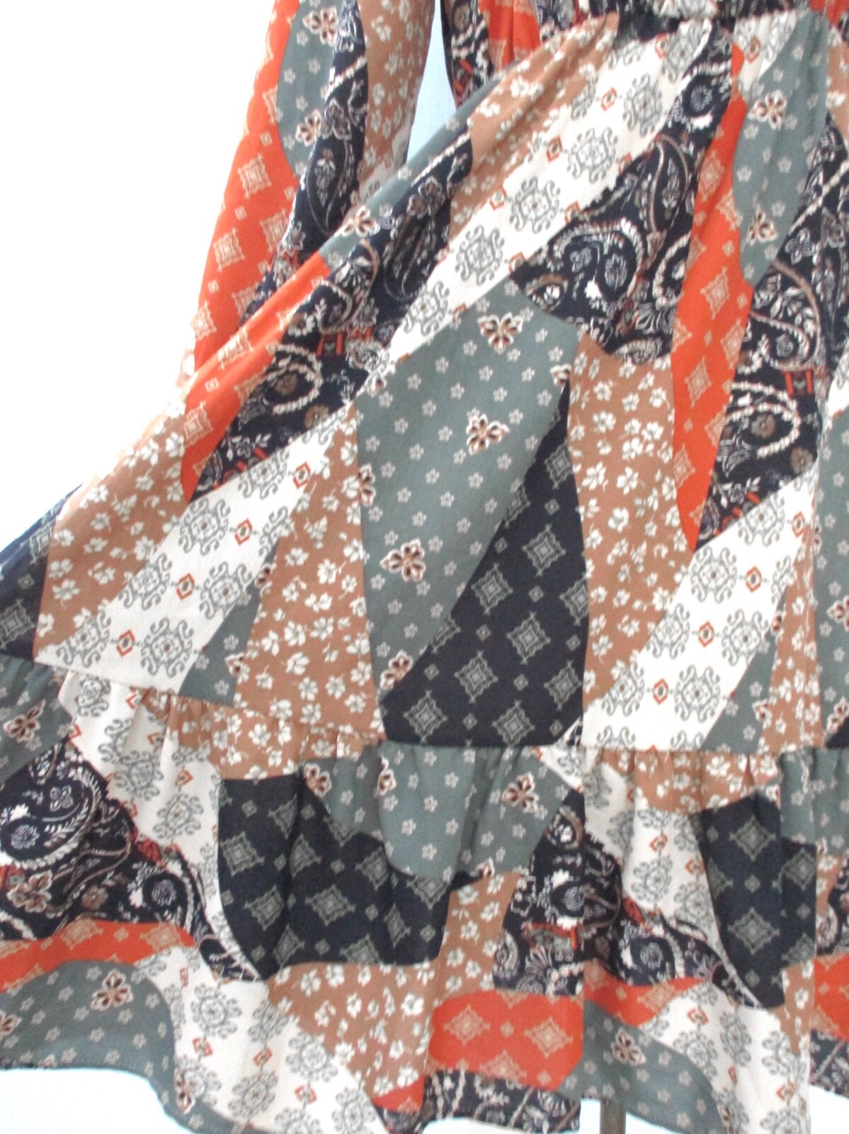 Haptics Holly Harper Patchwork Print Peasant Dres… - image 5