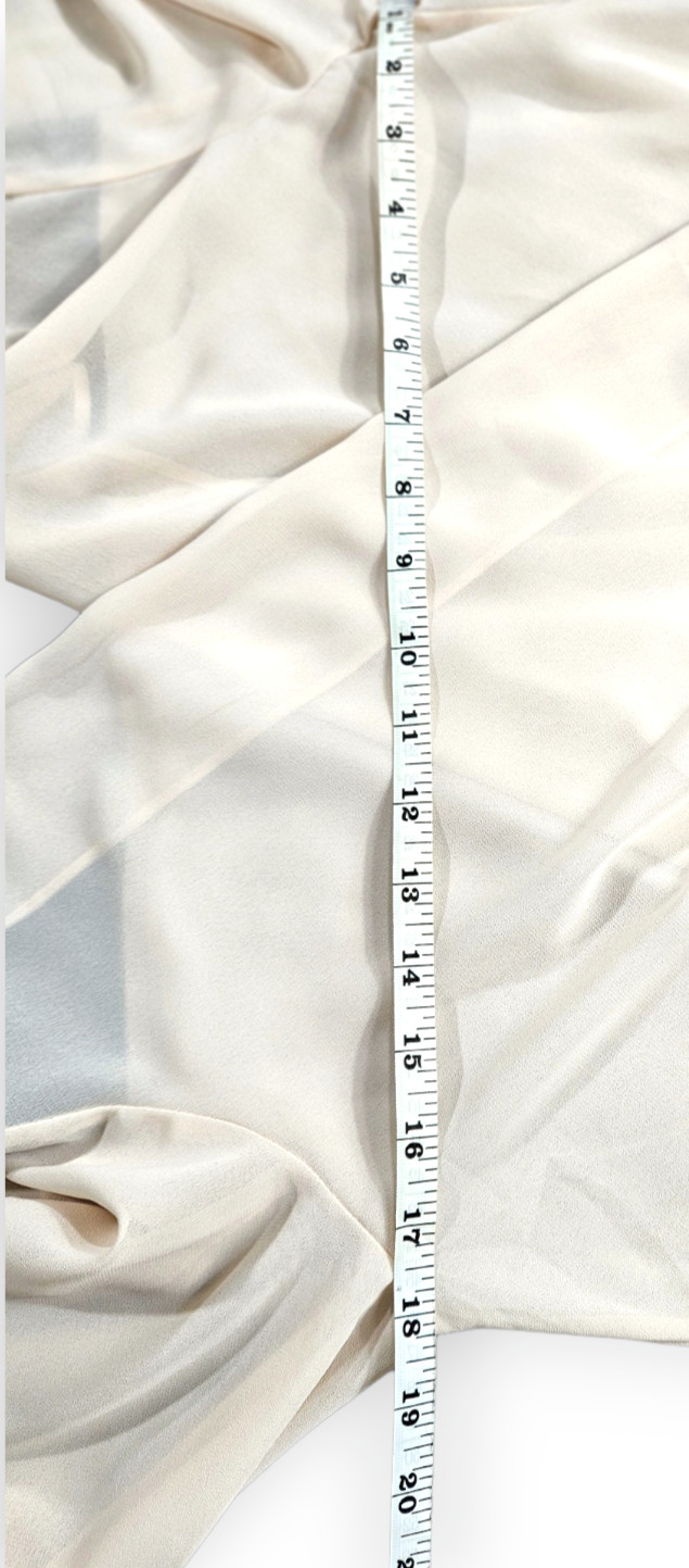 Double Zero Blouse Size Small Beige Colorblock Sh… - image 8