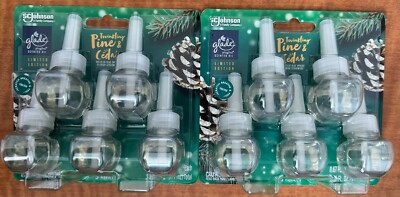 10 Glade Limited Edition Scented Oil Refill Twinkling Pine & Cedar Plugin Spruce