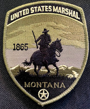 US Marshals Service - District of Montana OD Rare * Genuine Kokopelli Patch *