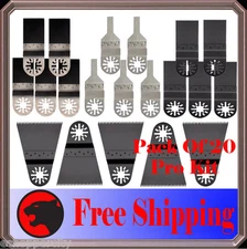 20 Pcs Pro Pack Oscillating MultiTool Saw For wood working Cutting